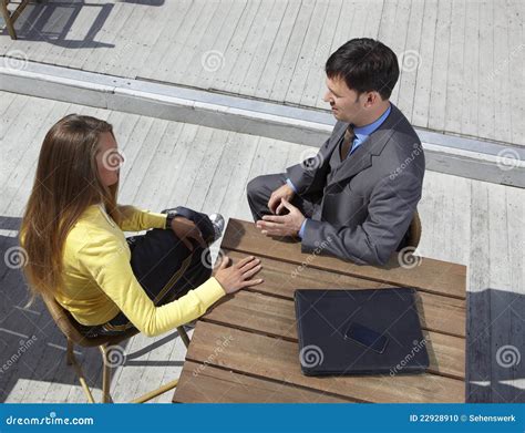 Meeting the coach stock photo. Image of discussion, seat - 22928910