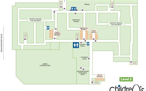 St. Louis Children's Hospital Map