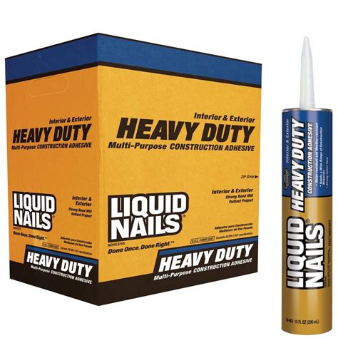 Liquid Nails Heavy Duty 28 oz. Tan Low VOC Construction Adhesive-LNP-903 - The Home Depot