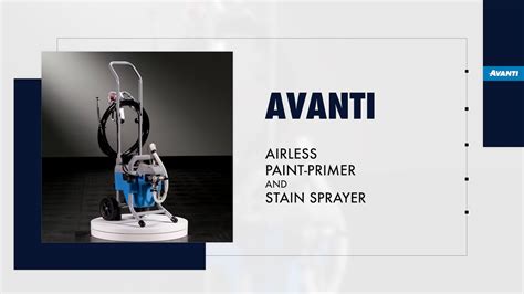 Avanti Airless Paint, Primer, & Stain Sprayer Kit - YouTube