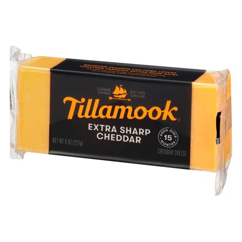 Tillamook Cheese, Extra Sharp Cheddar-Front-Right-Elevated