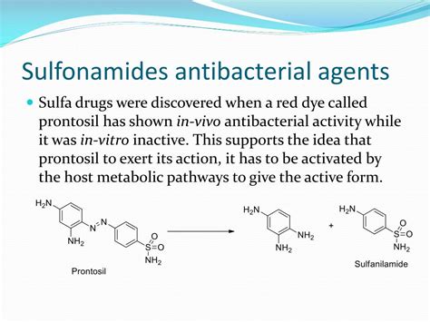 PPT - Sulfonamides antibacterial agents PowerPoint Presentation, free download - ID:2240800