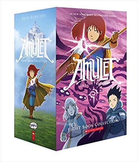 Amulet Box set 1-8 Graphix by Kazu Kibuishi, Paperback, 9781338328189 ...