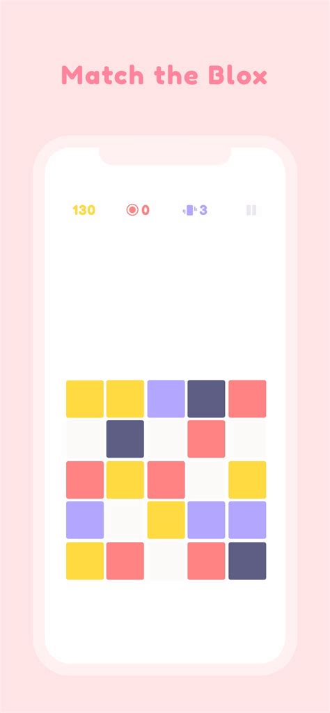 Blox is a minimalistic match-three puzzler, available now for iOS, that aims to help players ...