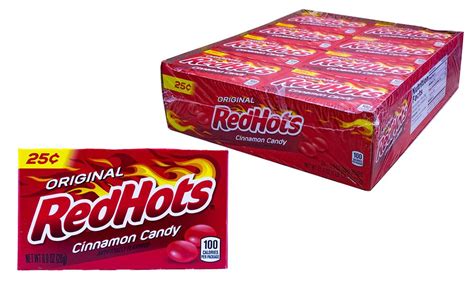 Red Hots .9oz Box or 24 Count Pack — b.a. Sweetie Candy Store