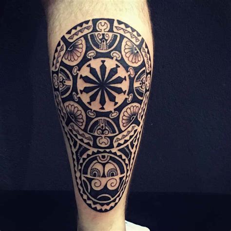 Maori Leg Tattoo - Best Tattoo Ideas Gallery