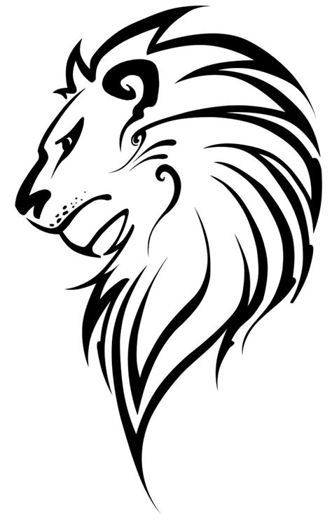 14 Lion Line Drawing Vector Images - Lion Face Line Drawing, Lion Vector Art and Lion Line ...