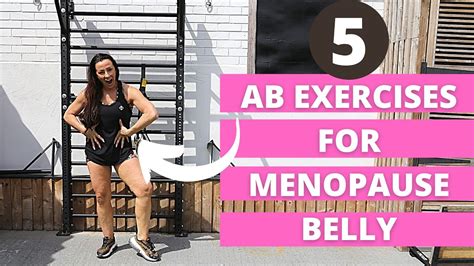 5 Ab Exercises For Menopause Belly - YouTube