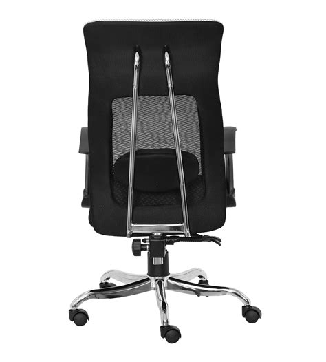 ML-1080 Mesh High Back Black And White Executive Chair