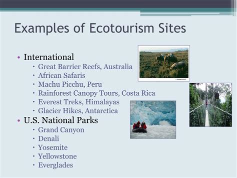 PPT - Ecotourism PowerPoint Presentation, free download - ID:3275186