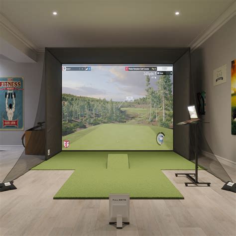 Full Swing KIT SwingBay Golf Simulator Package | Rain or Shine Golf