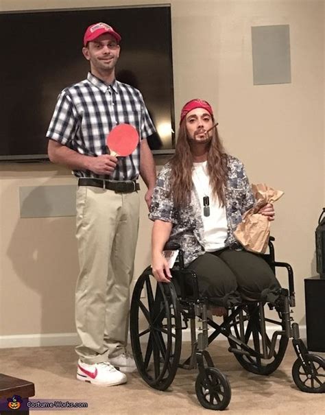 Forrest Gump and Lieutenant Dan Costume | Halloween costume contest, Cute halloween costumes ...