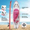 Surfing Board SUP Stand Up Blow Paddle Inflatable Kayak Foam Surfboard ...