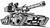 War Tank Coloring Page » Turkau sketch template