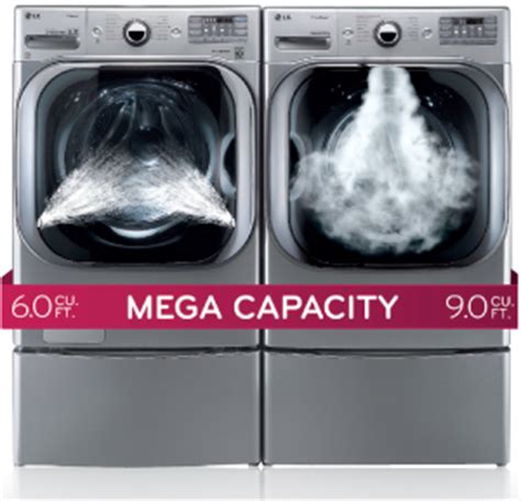 The More The Merrier. LG Mega Capacity Washer And Dryer Package Deal