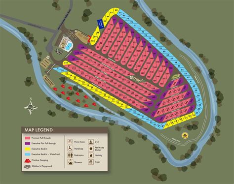 Property Map for Pigeon Forge Landing RV Resort | Sevierville TN