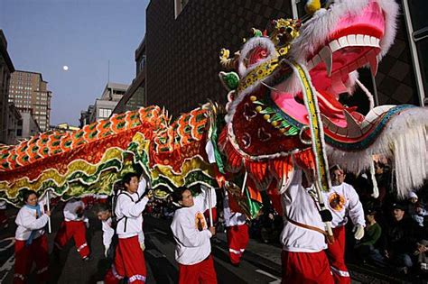 S.F. Chinese New Year parade of dragons