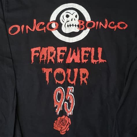 Vintage 1995 Oingo Boingo Farewell Tour Concert... - Depop