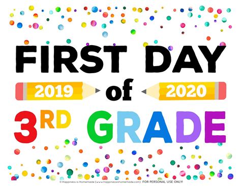 Free Printable First Day Of School Signs 2025 - Brynn Sileas