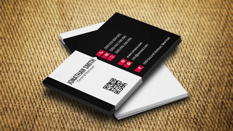 Black And White Business Card Template | PSD Free Download - Pikbest