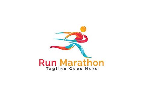 Run Marathon Logo Design. (541007) | Logos | Design Bundles | Marathon logo, Logo design ...