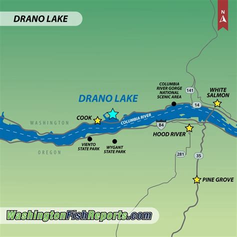 Drano Lake - Fish Reports & Map