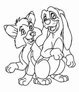 Funny Tod And Copper sketch template