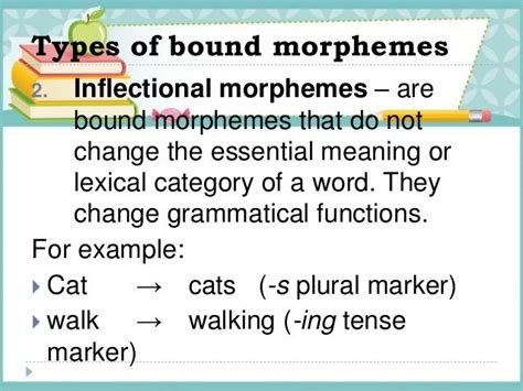 Morphological change