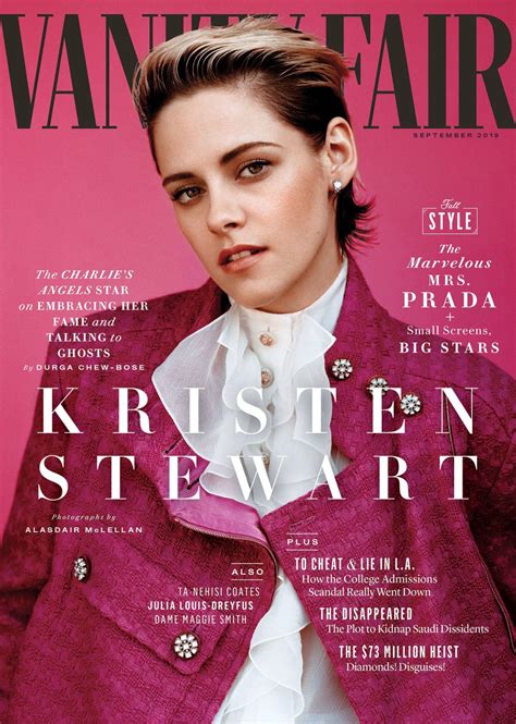 Kristen Stewart - Vanity Fair Magazine September 2019 Cover and Photos ...