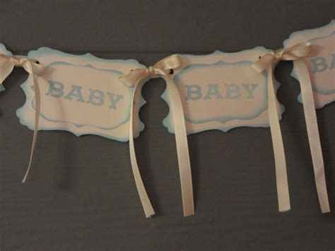 Baby Shower Banner Blue Baby Shower Banner Baby Shower - Etsy