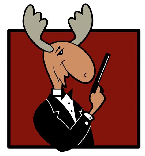 Moose Cartoon In Tuxedo Free Stock Photo - Public Domain Pictures