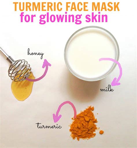 Turmeric face pack for glowing skin