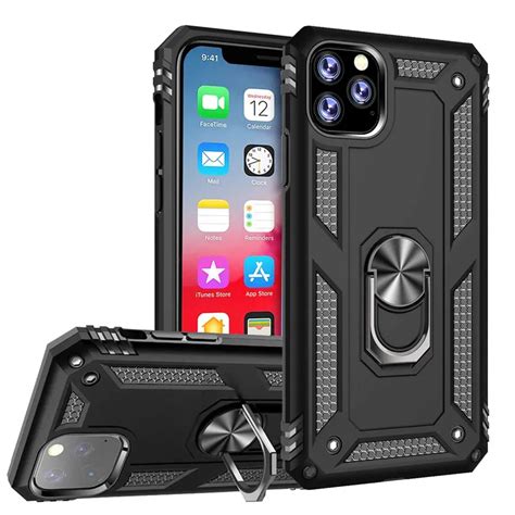 Shockproof Armor Kickstand Phone Case For iPhone 11 Pro XR XS Max X 6 6S 7 8 Plus Finger ...