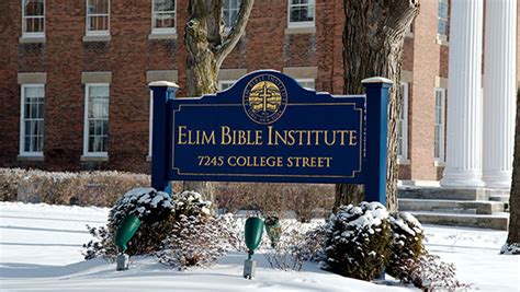 Admissions - Elim Bible Institute and College