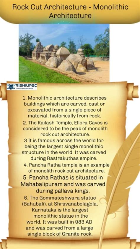 Monolithic Architecture – Indian Architecture Part 3 – Rishi Upsc