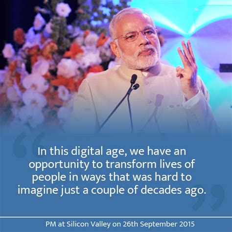 Top 10 quotes from PM Modi's â€˜Digital India Dinner Speechâ€™ in San Jose - The American Bazaar