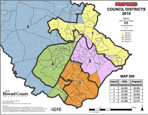 Commission Presents Three Maps for Redistricting Howard County ...