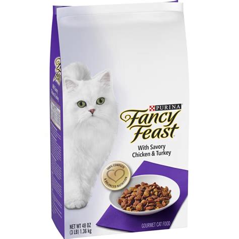 Purina Fancy Feast Dry Cat Food; With Savory Chicken & Turkey - 3 lb. Bag | Hy-Vee Aisles Online ...