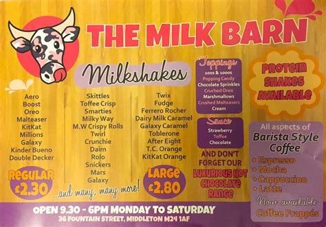 Winning a Milkshake from The Milk Barn | Becci's blog