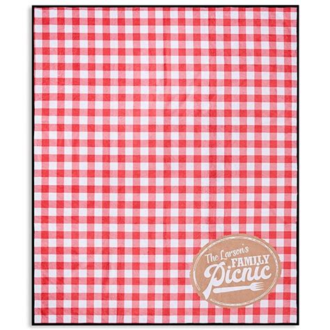 Personalized Picnic Blanket - Picnic Plaid