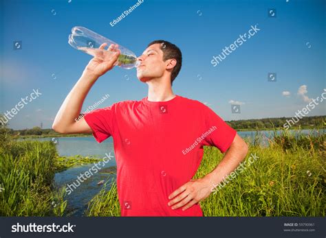 Young People Drink Water From A Bottle Stock Photo 59790961 : Shutterstock