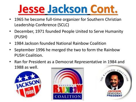 PPT - Jesse Jackson And The Rainbow Coalition PowerPoint Presentation ...