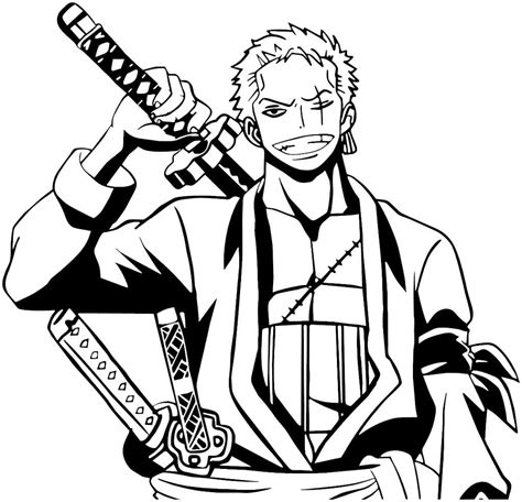 Zoro Coloring Pages Printable