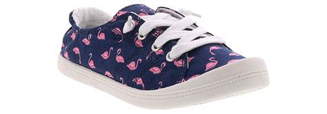 Jellypop - Jellypop Dallas Flamingo Canvas Shoe Navy in Size 7.5 ...