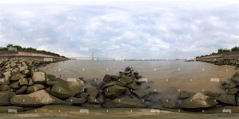 360° view of It's under Nansha Bridge,Guangzhou - Alamy