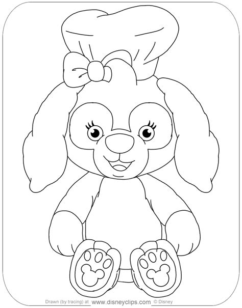 Duffy the Bear and Friends Coloring Pages | Disneyclips.com