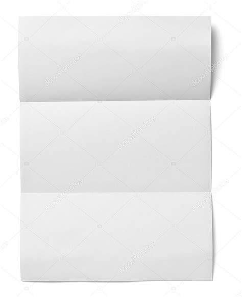 White crumpled unfolded note paper office business Stock Photo by ...