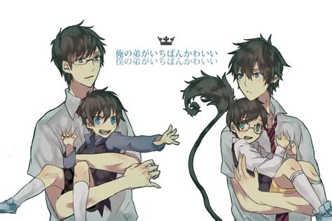 Rin and Yukio :) || Blue Exorcist, awwww... | Blue exorcist, Blue ...