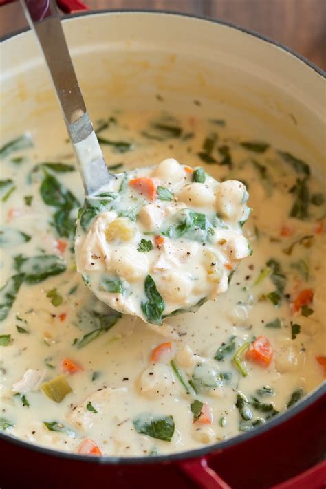 Chicken Gnocchi Soup (Olive Garden Copycat) - Cooking Classy