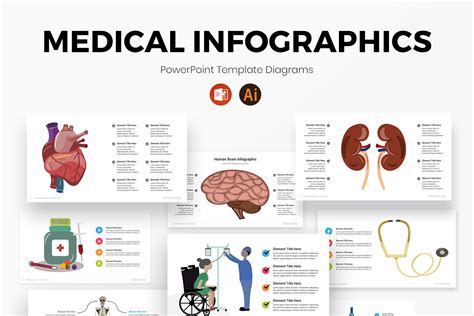 Medical PowerPoint Infographics Set Graphic by Slidelisting · Creative Fabrica